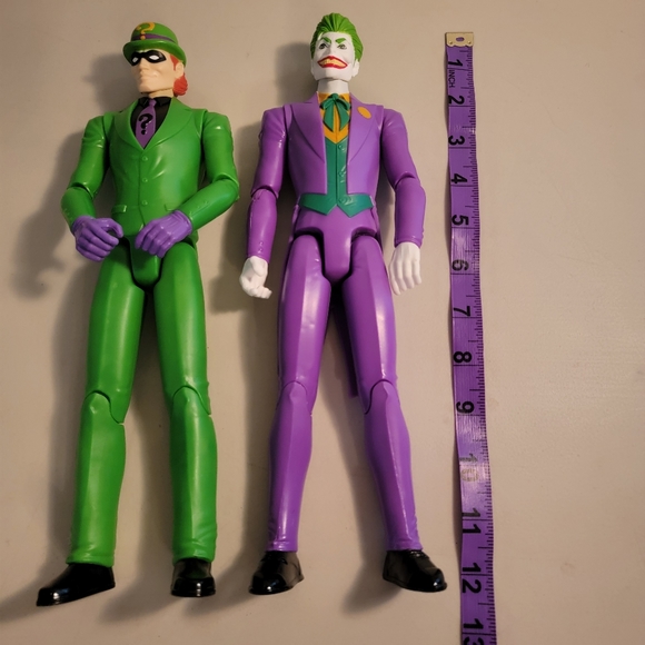 Batman Action Figures - Joker and Riddler - Picture 5 of 5